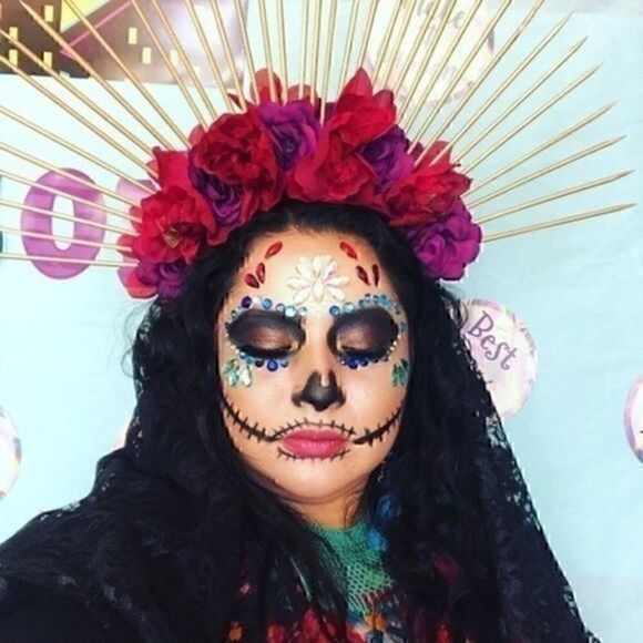 Handmade Catrina Day of the dead headbands main image 9